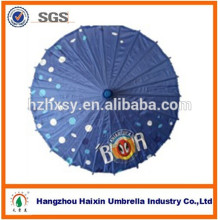 Bambus Rahmen Ölpapier Regenschirm mit Bambusgriff